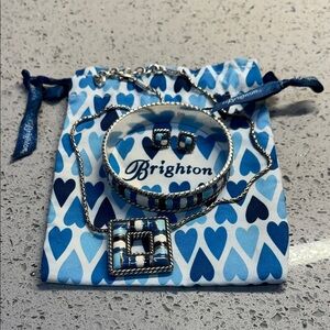 Brighton Cabana Blue & White Jewelry Set